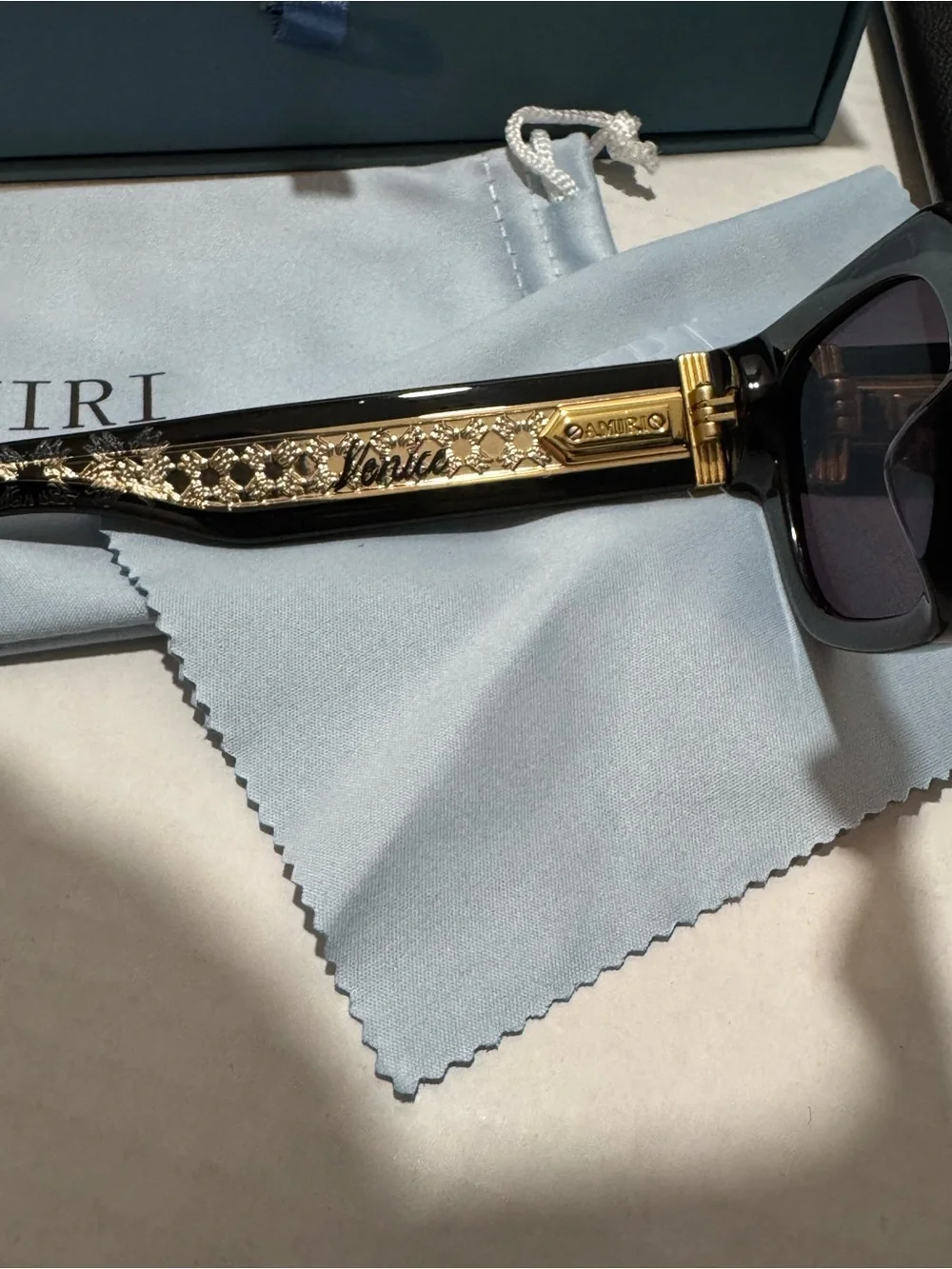 AMIRI Venice Black Sunglasses Unisex - Size 50□24-145
